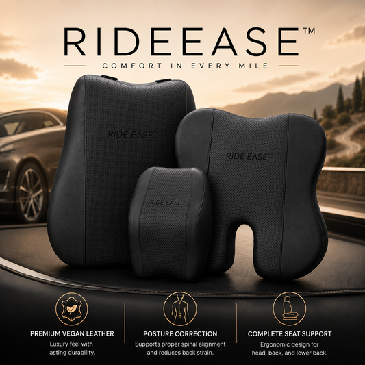 RideEase™ Ergonomic Car Seat Comfort Set